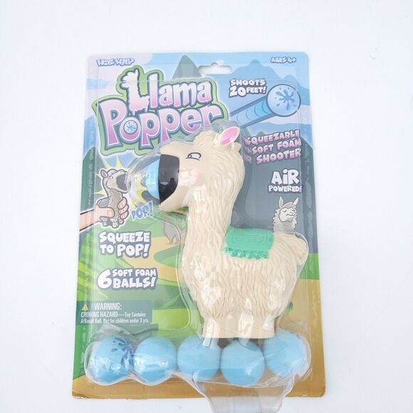 NEW Hog Wild Llama Popper Toy - Shoot Foam Balls Up to 20 Feet 6 Balls Included - Picture 1 of 2